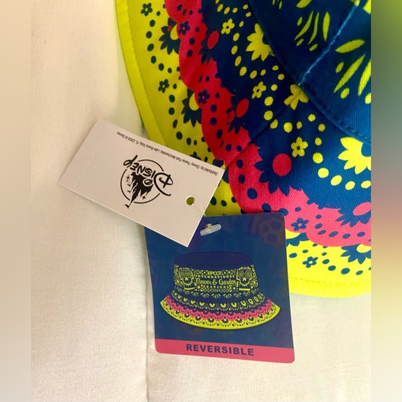 2024 Disney Parks Epcot Flower & Garden Festival Coco Reversible Bucket Hat NWT - Picture 6 of 9